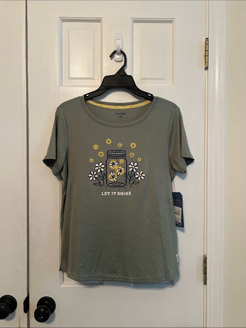 Life Is Good Sage Green 'Let It Shine' Sleep Shirt